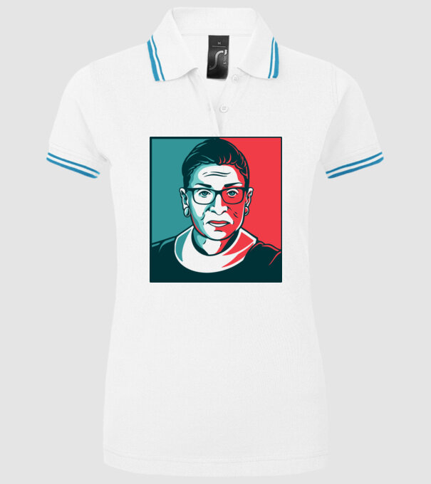 Ruth Bader Ginsburg model alb pe tricou