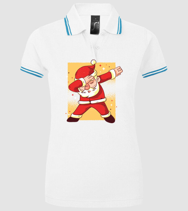 Santa DAB Moș Crăciun model alb pe tricou