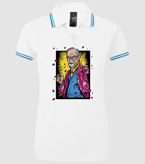 Sigmund Freud Filozof model alb pe tricou