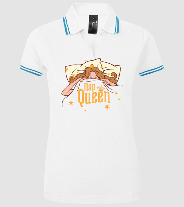 Regina somnului model alb pe tricou