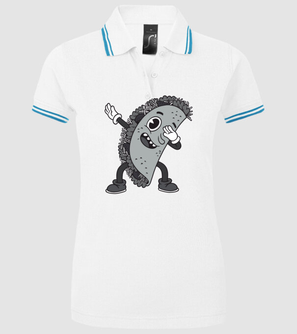 Taco DAB model alb pe tricou