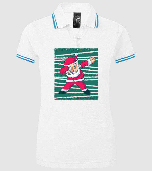 Moș Crăciun DAB Crăciun model alb pe tricou