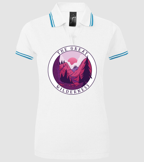 The Great Wilderness model alb pe tricou