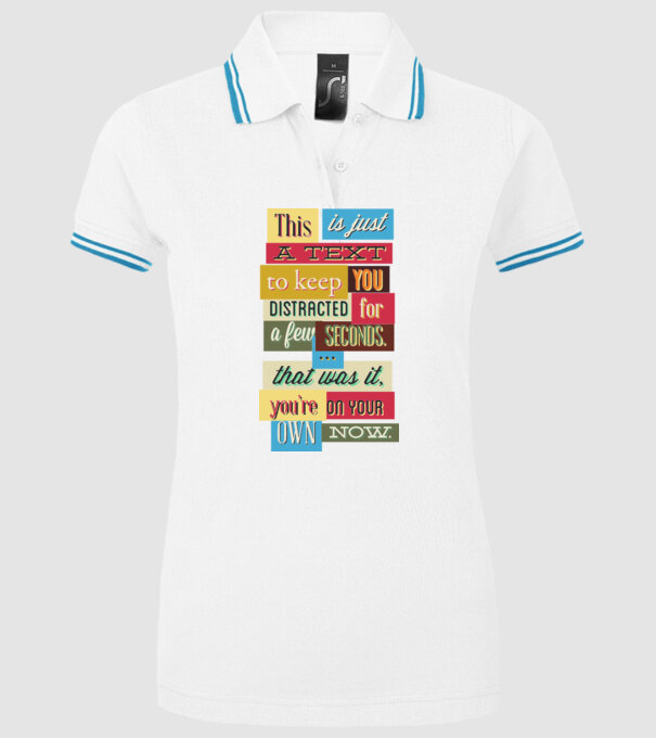 This is just a text to keep you distracted model alb pe tricou