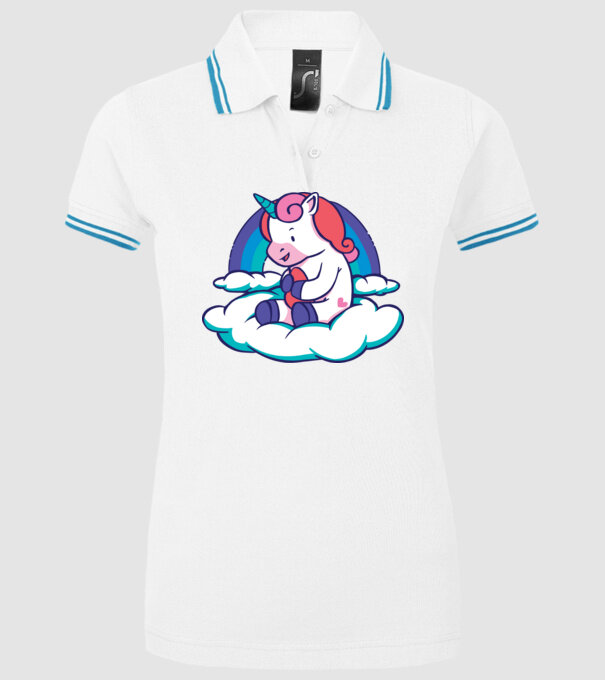 Unicorn Baby model alb pe tricou