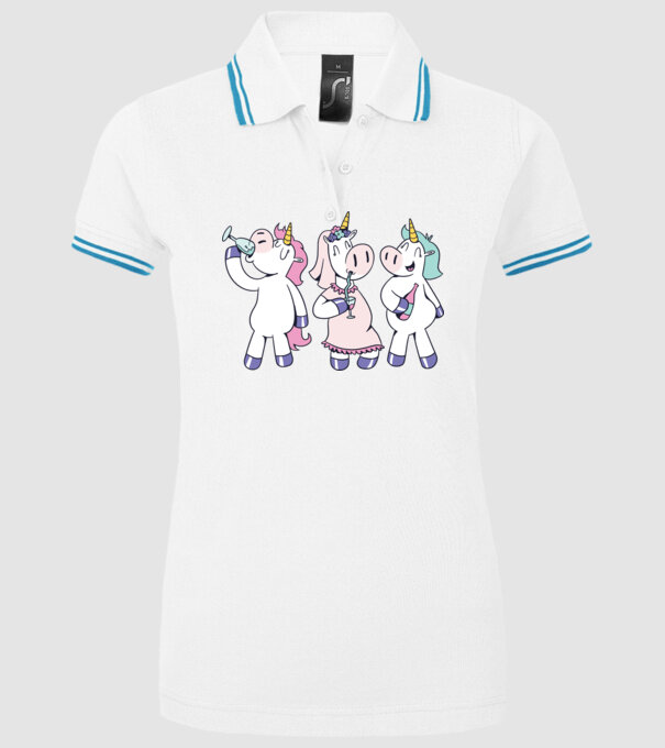 Unicorn Mireasă Petrecerea burlăcițelor model alb pe tricou