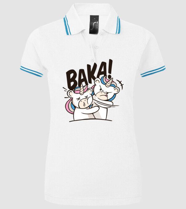 Unicorn palmă model alb pe tricou