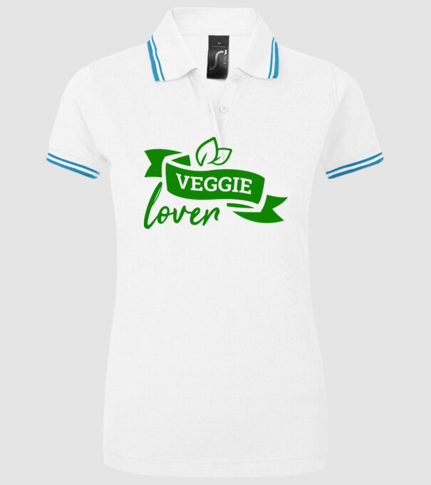 Veggie lover Iubitor de legume model alb pe tricou