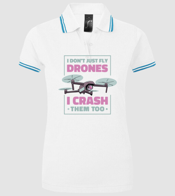 Tricou drone model alb pe tricou