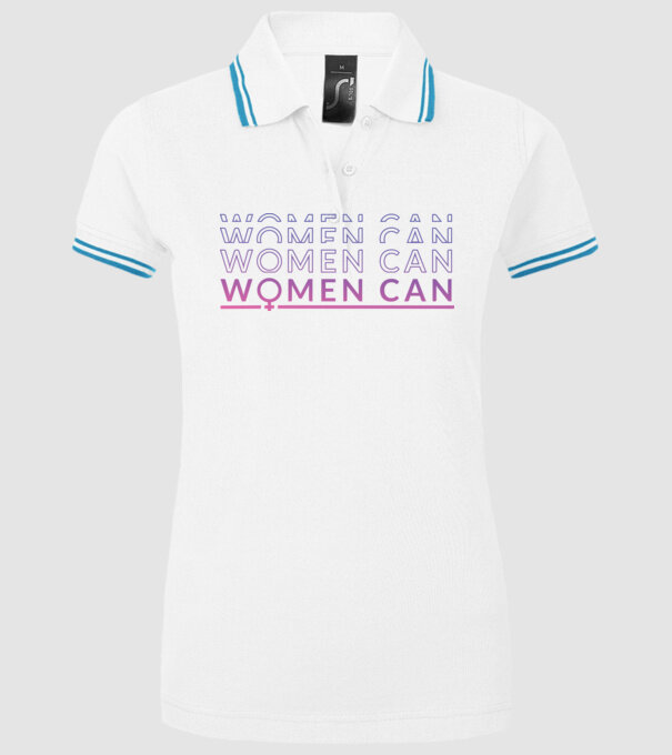 Women Can Ziua femeii model alb pe tricou