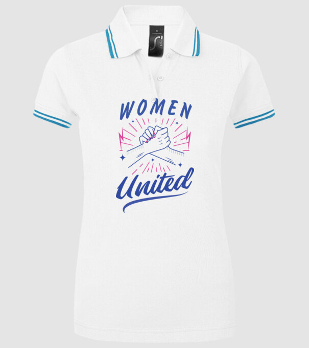 Women United tricou Ziua Femeii model alb pe tricou