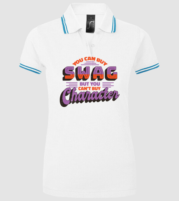 You can buy swag but you cant buy character model alb pe tricou