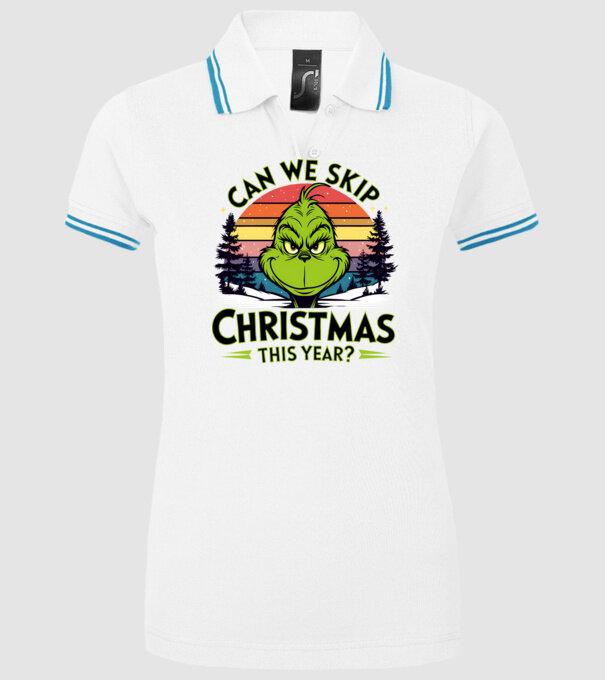 Can we skip christmas this year model alb pe tricou