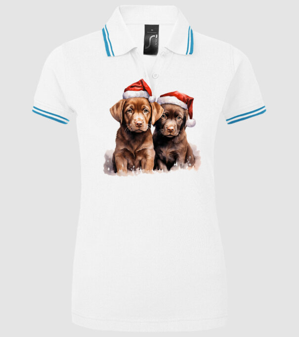 Catelusi Craciun Alb model alb pe tricou