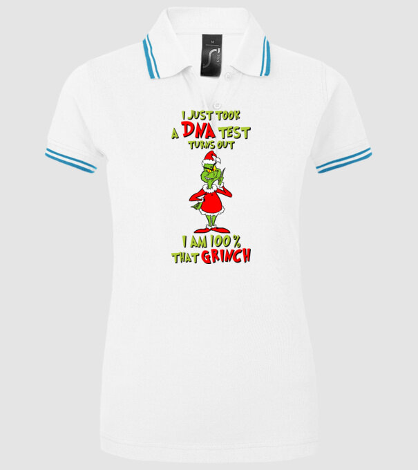 I just took a DNA test - I am Grinch model alb pe tricou
