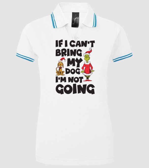 If i can't bring my dog I'm not going model alb pe tricou