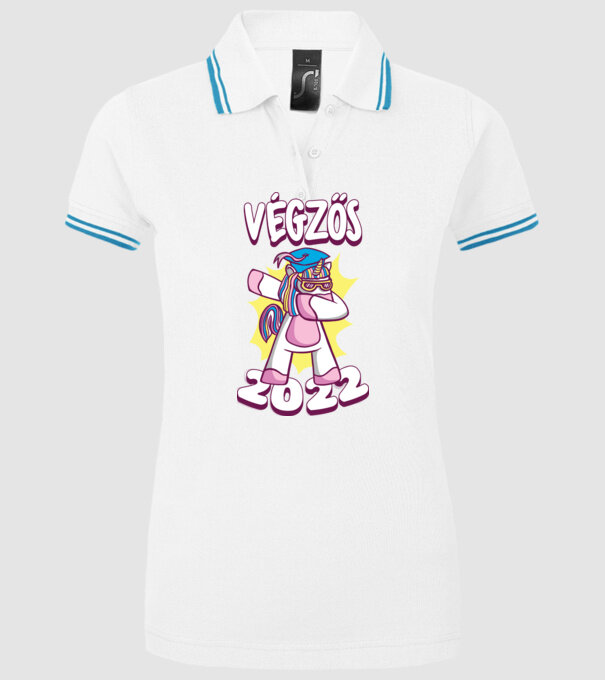 Inorog Absolvent model alb pe tricou