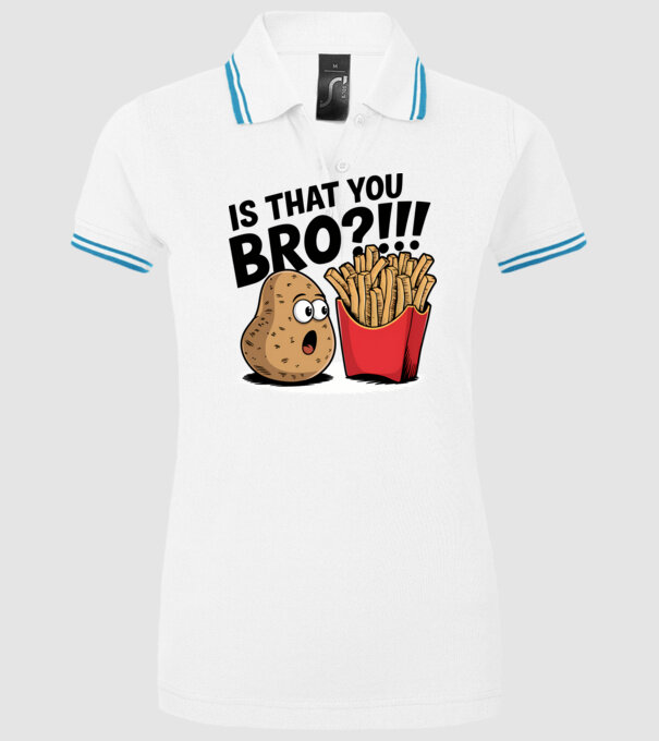 Is that you BRO?!! Alb model alb pe tricou
