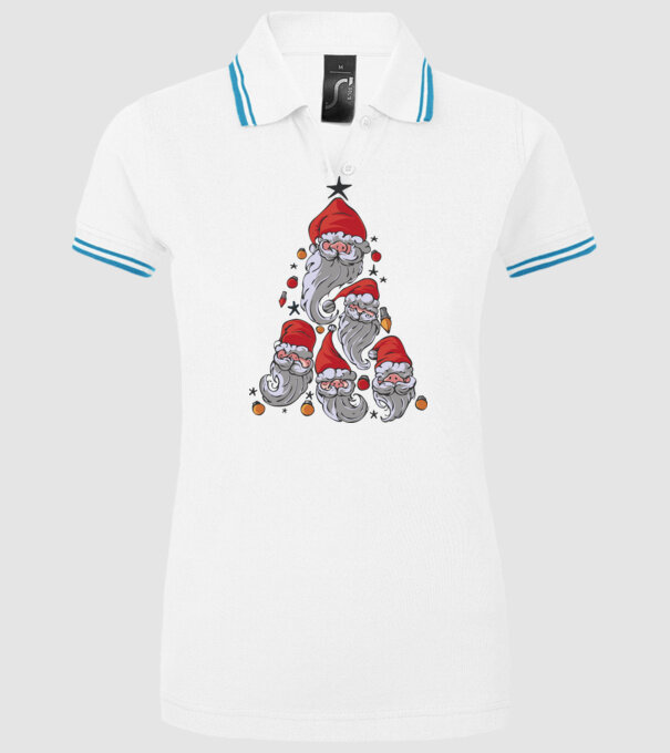 Pitici pentru pomul de Crăciun model alb pe tricou