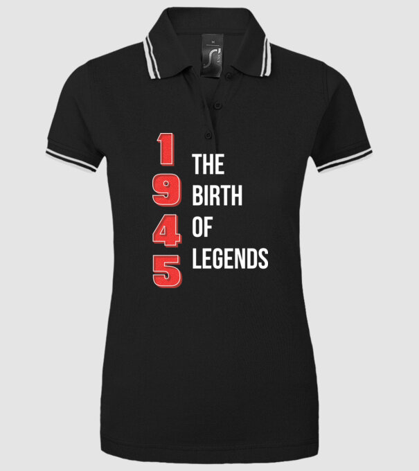1945 the birth of legends model negru pe tricou