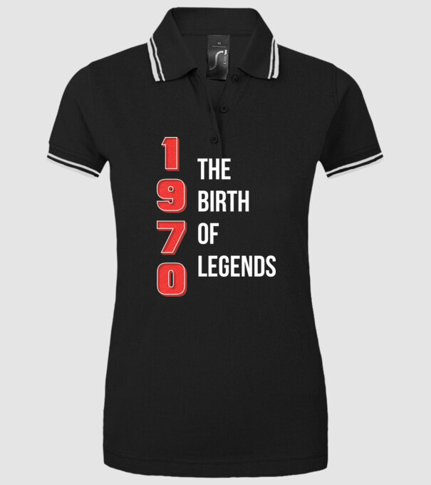 1970 the birth of legends model negru pe tricou