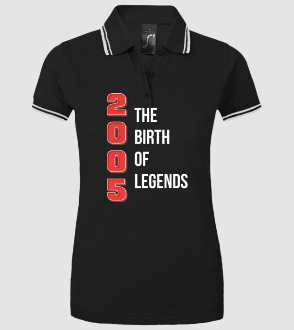 2005 the birth of legends model negru pe tricou