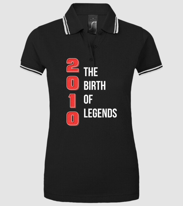 2010 the birth of legends model negru pe tricou