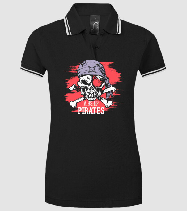 Airship Pirates - Pirat model negru pe tricou