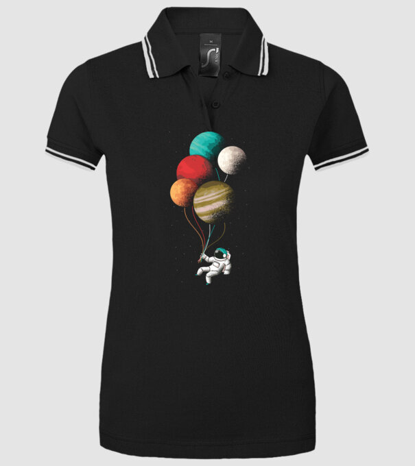 Astronaut Balloons baloane astronaut model negru pe tricou