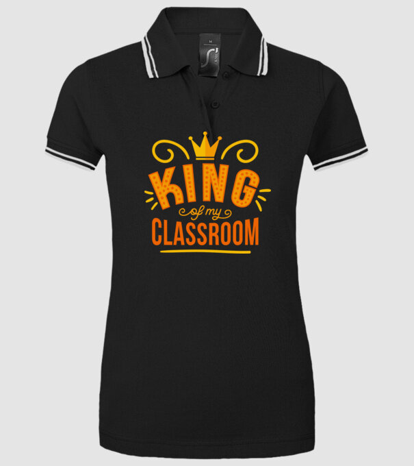 Regele clasei model negru pe tricou