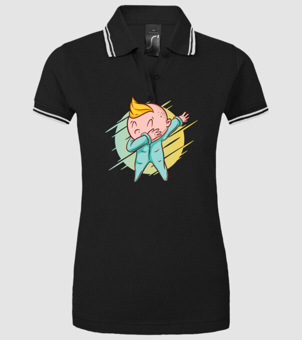 Bebe DAB model negru pe tricou