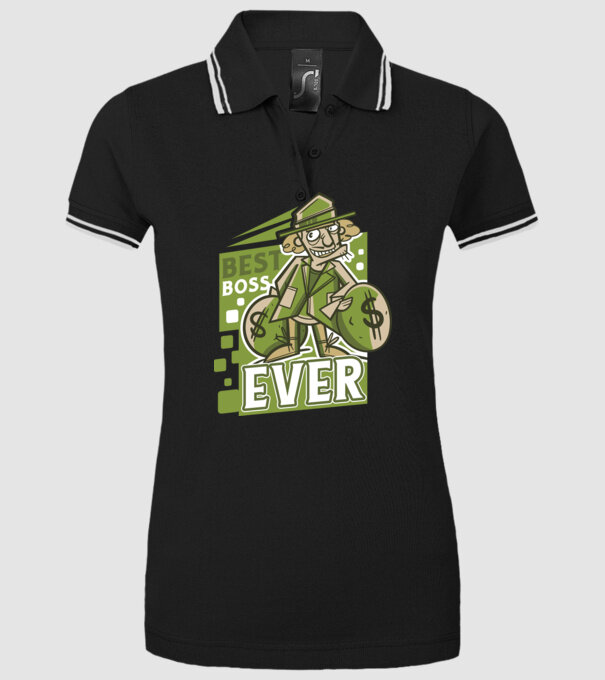 Best Boss Ever - Cel mai bun șef model negru pe tricou