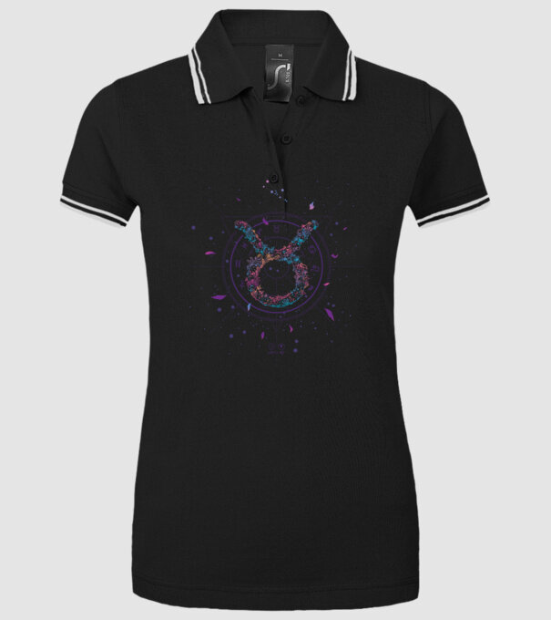 Taurus Zodiac model negru pe tricou