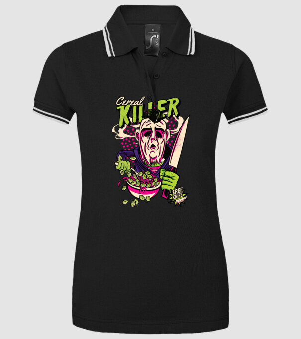 Cereale Killer Fulgi de cereale model negru pe tricou