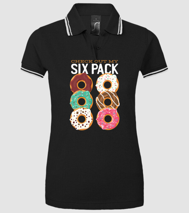 Check out my Six Pack model negru pe tricou