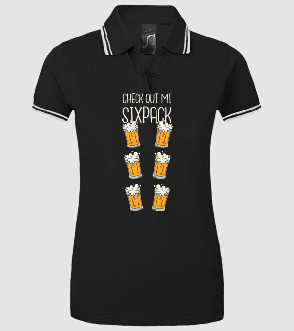 Check out my Six Pack Sörös model negru pe tricou