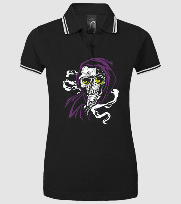 Ucigaș tăcut model negru pe tricou