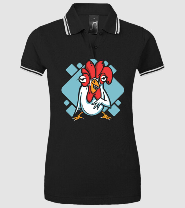 Pui model negru pe tricou