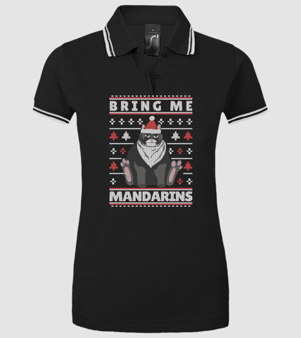 Tricou cu pisică pulovăr urât model negru pe tricou