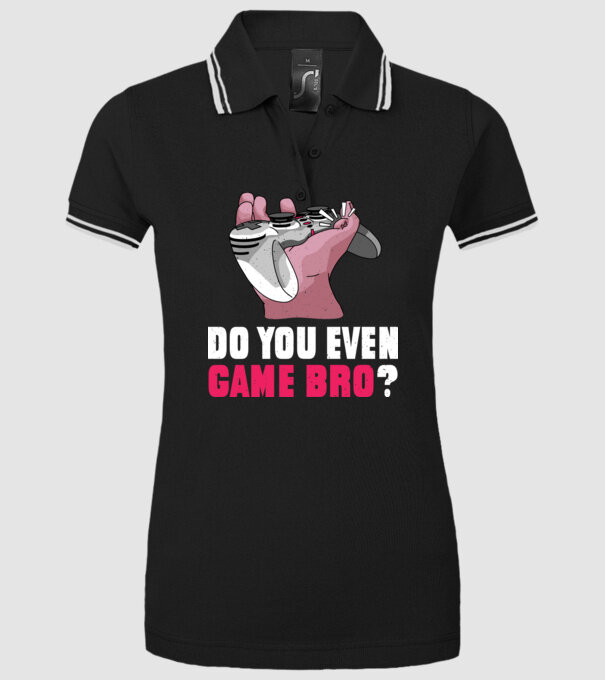 Do You Even Game Bro? model negru pe tricou