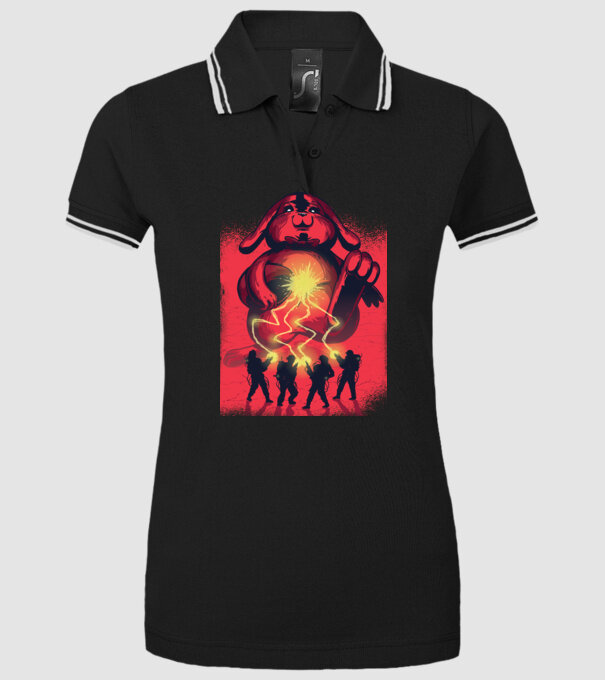 Easter Busters model negru pe tricou