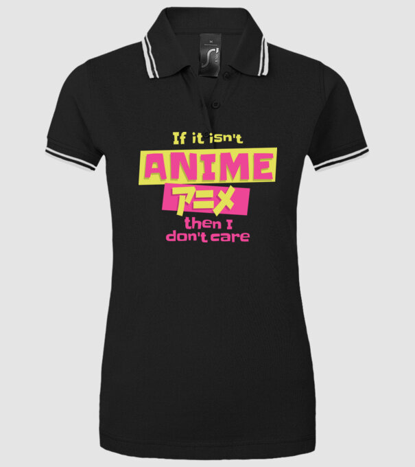 Dacă nu va fi Anime, atunci nici nu-mi pasă model negru pe tricou