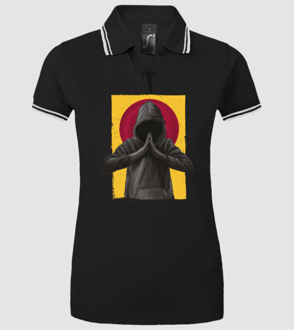 Rugăciune Hacker model negru pe tricou