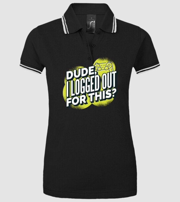 Omule, de asta am renunțat la joc? model negru pe tricou