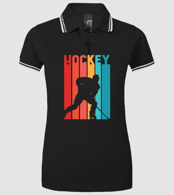 Hochei Retro model negru pe tricou
