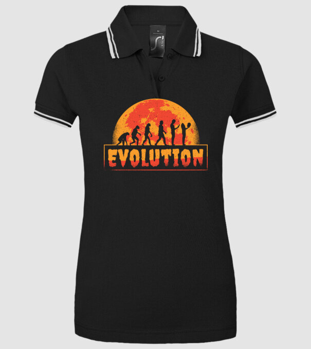 Evoluție Horror model negru pe tricou