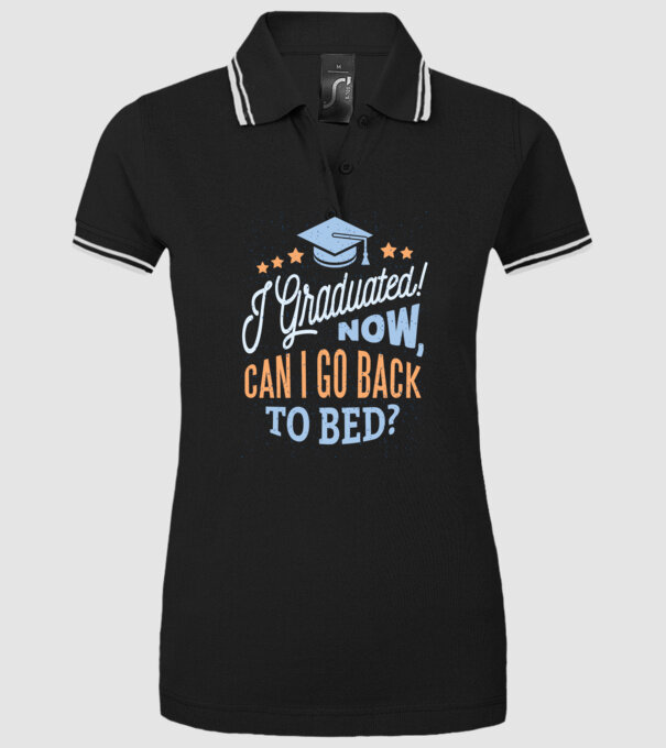 I graduated, can i go back to bed? Pentru absolvire model negru pe tricou