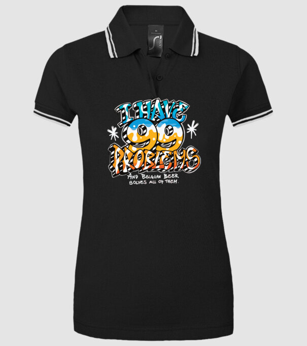 I have 99 Problems - berea belgiană le rezolvă pe toate model negru pe tricou