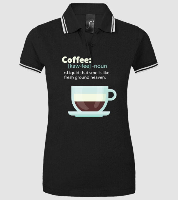 Definiție cafea model negru pe tricou