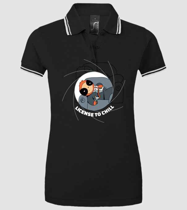 Leneș Bond 007 model negru pe tricou